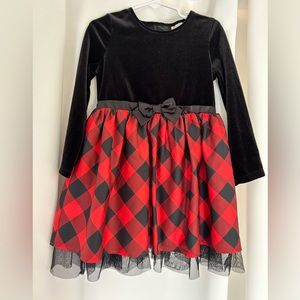 Cat and Jack velvet top dress. Perfect condition!